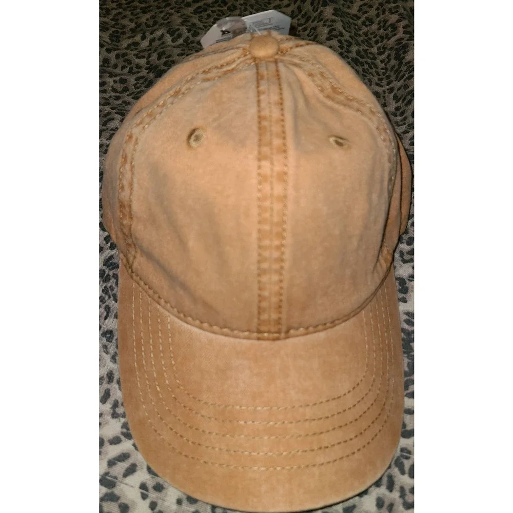 Time and Tru Baseball Cap Women's One Size Adjustable Strapback 100% Cotton (E6)